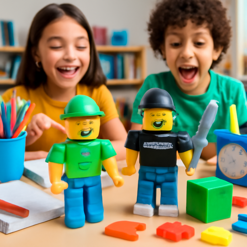 Back to School Roblox Figurine Gifts!